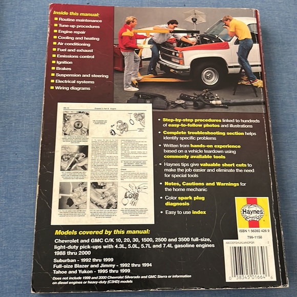 Haynes Chevrolet & GMC Pick-Ups Repair Manual - Picture 2 of 2